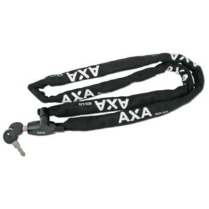 Candado cadena AXA Rigid RCK largo 120 cm grosor 3.5 mm llave funda poliester llave seguridad 3 negr