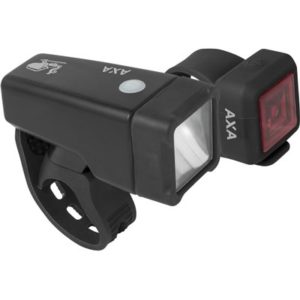 Set de luces AXA Niteline T1 LED a pila negro