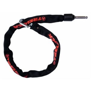Cadena Trelock ZR 355 para candado RS350/351/450/451/452/453SL460 negro con letras rojas 100 cm x 8