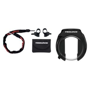 Candado para cuadro Trelock Combi RS351 P-O-C 100cm - 6 mm con soporte ZR355 negro