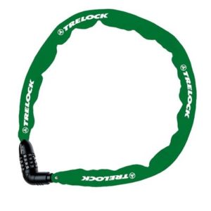 Candado cadena combinacion Trelock Code BC115 110 cm - 4 mm sin soporte verde seguridad 1