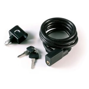 Candado cable espiral Gurpil 6 mm - 100 cm con soporte