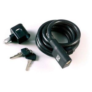 Candado cable espiral Gurpil 10 mm - 180 cm con soporte