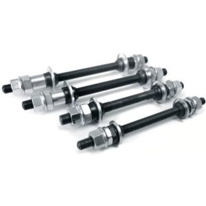 Eje macizo trasero completo 9.5 mm largo 165 mm