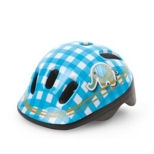 Casco Polisport niño bebe elefante blanco/azul
