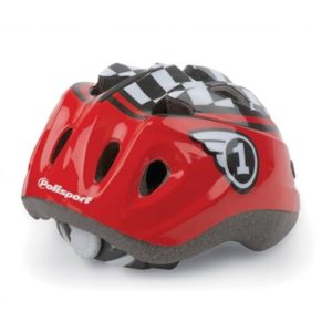 Casco Polisport niño XS Kid carrera rojo/negro
