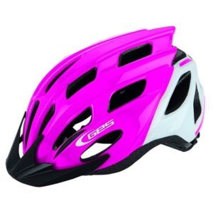 Casco GES Kore Junior MTB Road rosa/blanco