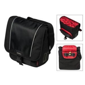 Bolsa trasera Basil Sport Design Commuter impermeable negr.18L(31x18x31)(mano/bandolera)cierre click