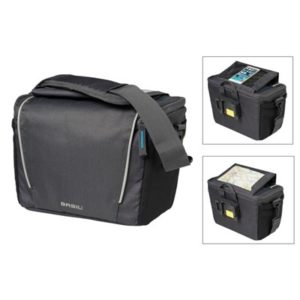 Bolsa manillar Basil Sport Design Handlebar c/refl.gris S/adapt.imperm.7L(28x20x20)(adap.ref.703613)