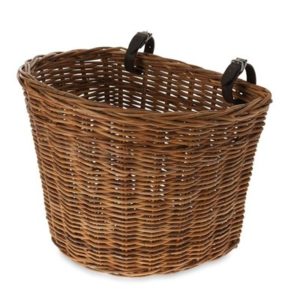 Cesto delantero Basil Darcy L mimbre marron 35L (41x35x34 cm)