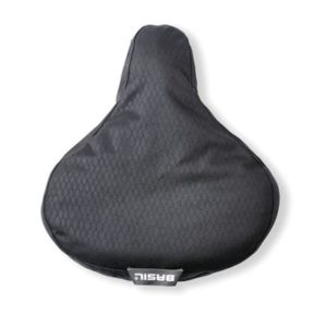 Cubre-sillin Basil impermeable negro (imitacion piel de serpiente)