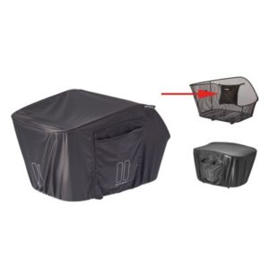 Funda para la lluvia impermeable Basil para cesto icon/Bold trasero negro talla L