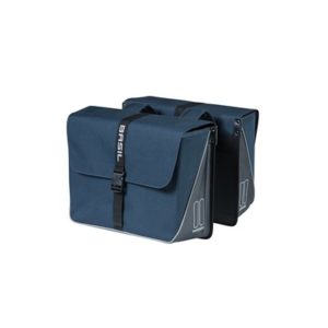 Alforjas Basil Forte reflectante impermeable azul 35L