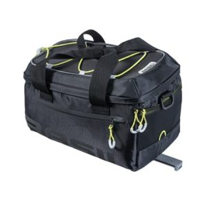 Bolsa Miles Trunkbag+Placa adaptadora MIK impermeable 7L negro reflectante