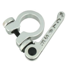 Cierre de sillin alu c.QR Ø22.2 mm plata 2032 P.monorrueda
