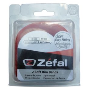 Blister 2 cintas llantas Zefal PVC 26 -18 mm