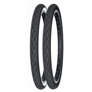 Cubierta Michelin Diabolo City 24x1.75 acces Line rigida blanco/negro 44-507