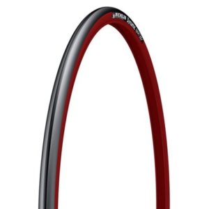 Cubierta Michelin Dynamic Sport 700x23 Acces Line rigida negro/roja 23-622