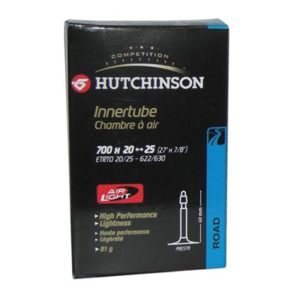 Camara Hutchinson 700x20-25 Air Light Presta valvula 60 mm