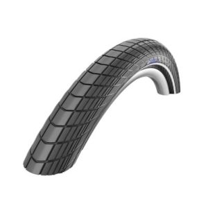 Cubierta Schwalbe Big Apple 16x2.00 Race-Guard HS430 Liteskin rigido negro con reflectante