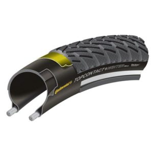 Cubierta Continental Top Contact II Winter Premium 27.5x2.00 plegable negro reflectante 50-584