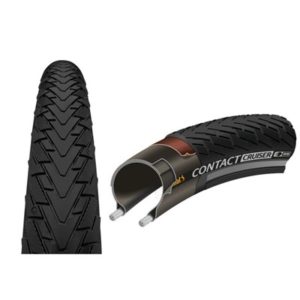 Cubierta Continental Contact Cruiser 26x2.20 rigida negro reflectante 55-559