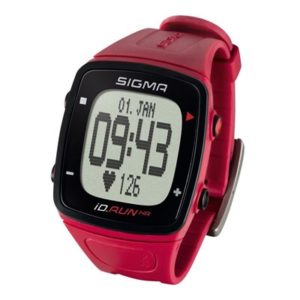 Pulsometro + GPS + Podometro Sigma ID RUN HR rojo