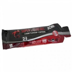 Born Super liquido gel cereza + cafeina (12 unidades)