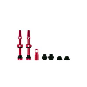 Juego de valvulas Muc-off aluminio tubeless 44 mm rojo
