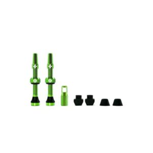 Juego de valvulas Muc-off aluminio tubeless 44 mm verde
