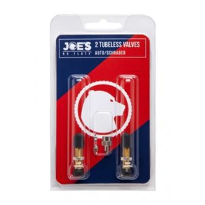 Juego de 2 valvulas standard Joe´s tubeless