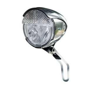 Luz delantera LED Trelock Bike-I Retro LS583 15 lux plata con soporte