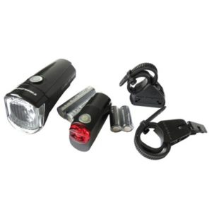 Kit luces Trelock I-Go Sport LS350 + LS710 Reego a pilas negro