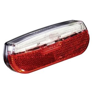 Luz trasera LED Trelock Trio Flat LS812 a pilas con luz de posicion