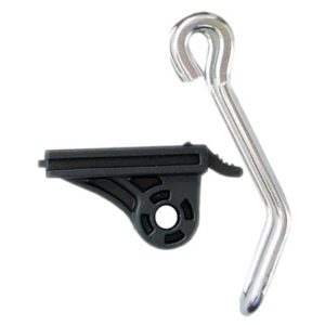Soporte faro Busch&Müller Ixon fijacion horquilla negro