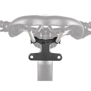 Soporte luz Busch&Müller trasera 8x5x5 50 mm al centro plastico negro