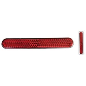 Reflector trasero Busch&Müller lamina adhesiva para fijacion vertical rojo