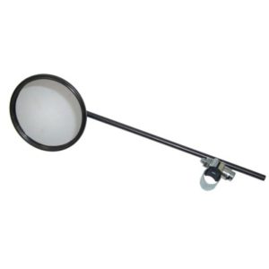 Retrovisor Busch&Müller redondo 15x10x6 negro mate