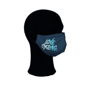 XLC mascarilla Love Cycling ajustable reutilizable azul