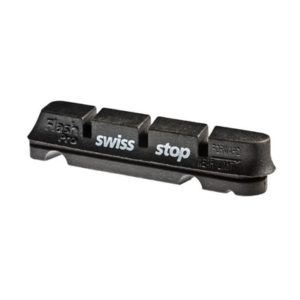 Kit 4 zapatas Swissstop Flash  negro - aluminio