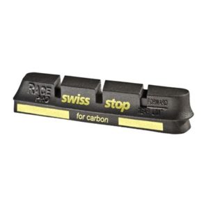 Kit 4 zapatas Swissstop organicas Campagnolo Race Pro negro Carbon