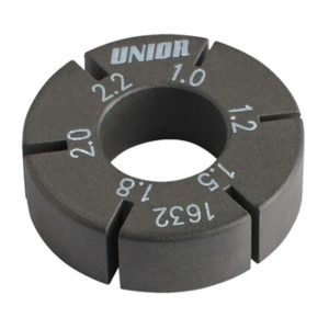 Llave de radios Unior plana negro