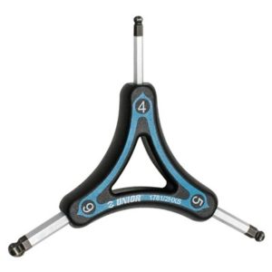 Llave Allen Unior 3 puntas de bola 4,5 y 6 mm