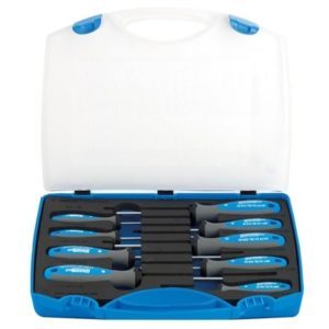 Kit destornilladores Unior planos (9 piezas)