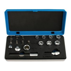 Kit de llaves Unior Allen/Torx y llaves de vaso(19 piezas)