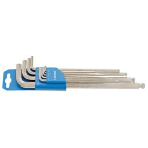 Juego llaves Allen Unior largas de 1.5 mm a 10 mm (9 piezas)