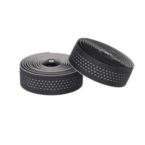 Juego de cinta Ergotec San Remo con tapones+cinta adhesiva 2 metrosx30 mm gris