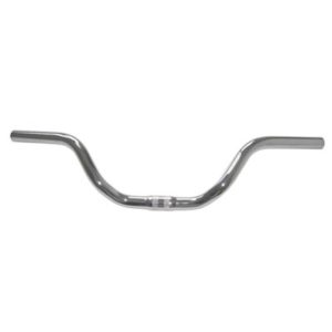 Manillar Ergotec Diamant acero 560 mm 25.4 24º plata