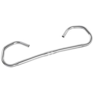 Manillar Ergotec Hornbar Comfort aluminio 565 mm 25.4 plata