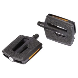 Pedales Ergotec 831 9/16" con reflectante negro